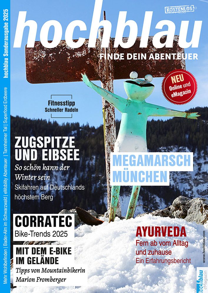 Das Cover der hochblau Magazin Sonderausgabe 2025